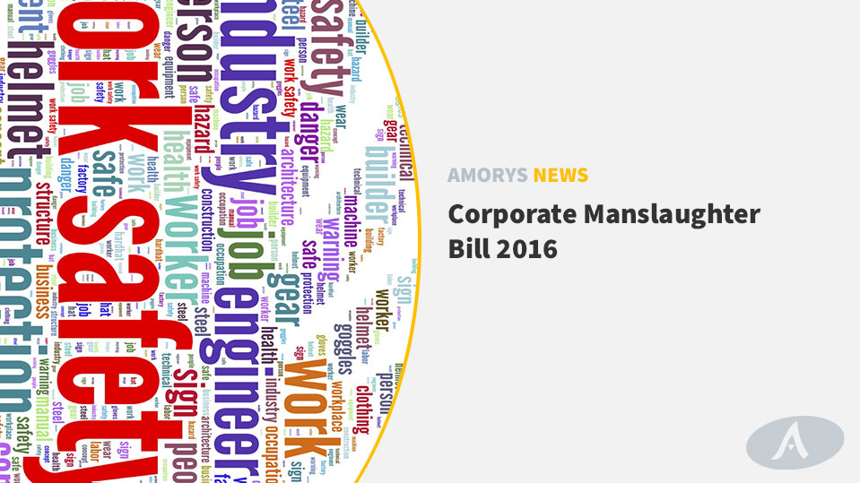 Corporate Manslaughter Bill 2016