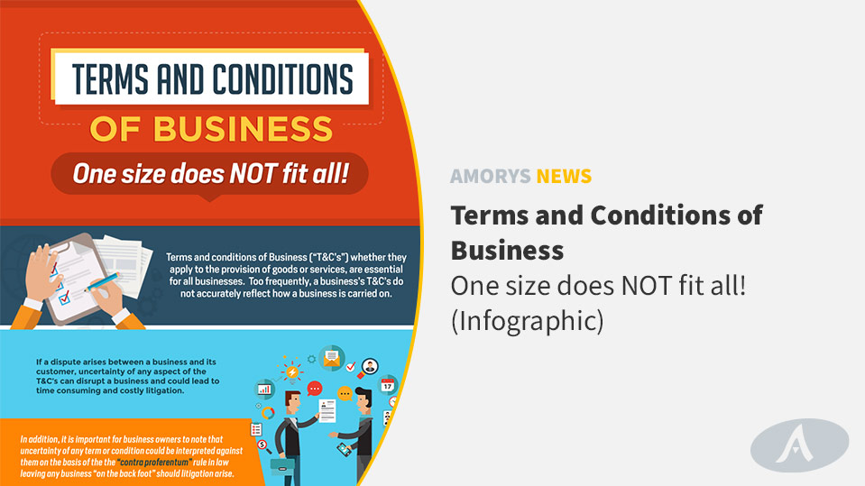 Terms and Conditions of Business – One size does NOT fit all! (Infographic)