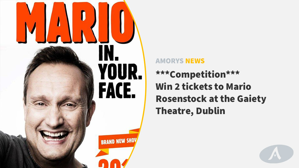 ***Competition*** Win 2 tickets to Mario Rosenstock at the Gaiety Theatre, Dublin